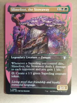 Slimefoot, the Stowaway (Borderless) Commander Masters Regular - Image 2