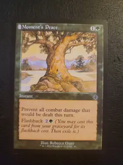 MTG - Moment's Peace The List Reprints LP/NM Magic Green Common Mystery - Image 1