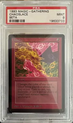 Mtg PSA 9 Beta ChaosLace | Magic the gathering | MINT - Image 1