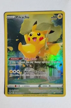 🔥Pokemon Pikachu GG30/GG70 Full Art Holo Crown Zenith Galarian Gallery🔥 - Image 1