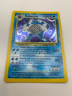 Poliwrath #13/102 Pokemon Base Set Holo - Image 1