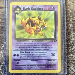 Dark Kadabra 39/82 Team Rocket Pokemon TCG 50 HP Uncommon Regular English - Image 1