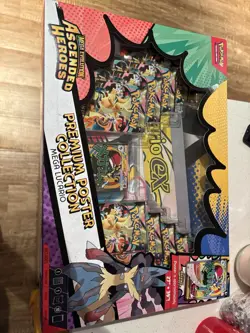 Pokemon TCG Ascended Heroes Mega Evolution Premium Poster Mega Lucario Box - Image 1