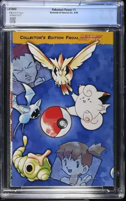 Nintendo Pokemon Power #1 - CGC 7.5 - 1st Comic Appearance Pikachu Ash - Image 2