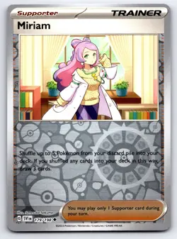 Pokemon SV01: Scarlet & Violet Base Set Miriam - Reverse Holo 179/198 NM - Image 1