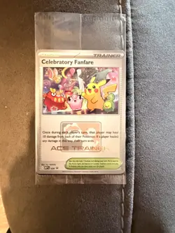 2025 Pokemon Celebratory Fanfare Ace Trainer #028 SEALED - Image 1