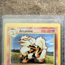 Arcanine 23/102 Base Set Pokemon TCG 100 HP Uncommon - Image 2