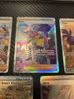 Pokemon TCG - Lacey, Iono, Tulip, Jacq, Sada - SIR Trainer Lot - Image 3