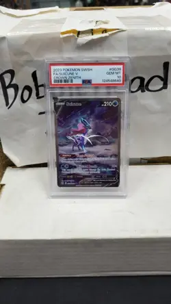 2023 SUICUNE V FULL ART CROWN ZENITH POKEMON TCG PSA 10 GEM MINT #GG38 - Image 1