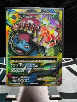 Pokemon M Venusaur EX Full Art Ultra Rare 100/108 Evolutions Mega Nm Near Mint - Image 1