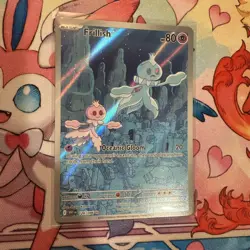 Pokemon TCG Frillish 126/086 SV11W: White Flare Holo Illustration Rare MINT/NM - Image 1