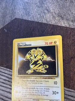 Electabuzz 020/102 Base Set Regular Rare Unlimited Wotc 1999 Vintage Pokemon - Image 4