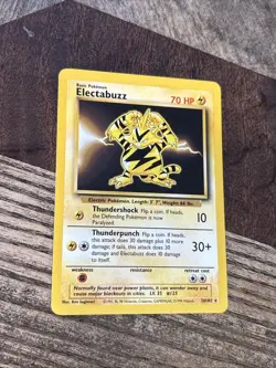 Electabuzz 020/102 Base Set Regular Rare Unlimited Wotc 1999 Vintage Pokemon - Image 5