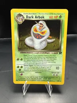 Pokemon Dark Arbok 2/82 Team Rocket Unlimited Holo Rare - Image 2