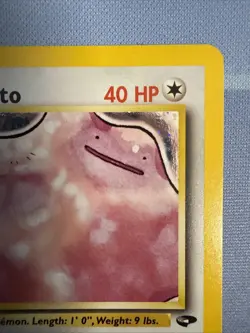 Koga's Ditto HOLO RARE 10/132 Gym Challenge VINTAGE 2000 Pokemon TCG - Image 3
