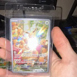 Pokemon Eevee Illustration Rare Full Art Holo SV06 Twilight Masquerade 188/167 - Image 2