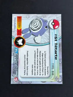 Pokemon - TV Animation - TOPPS - #61 Tetarte - Blue Logo - Occasion - FR - Image 2