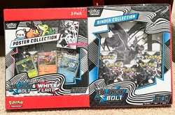 Pokemon Black Bolt and White Flare Binder + Poster Collection Sam's Club Bundles - Image 2