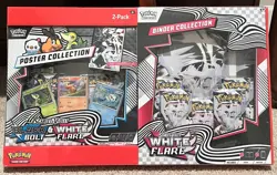 Pokemon Black Bolt and White Flare Binder + Poster Collection Sam's Club Bundles - Image 3