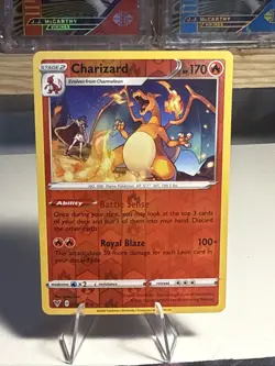 Pokemon TCG Vivid Voltage Reverse Holo Rare Charizard 025/185 Mint Condition - Image 1
