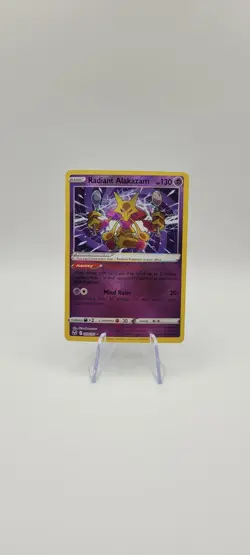 Pokemon TCG: Radiant Alakazam 059/195 Sword & Shield - Silver Tempest Holo - NM - Image 2