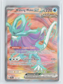 Walking Wake ex 189/162 Ultra Rare Temporal Forces Pokemon Near Mint - Image 1