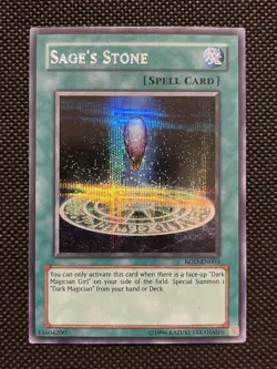 Sage's Stone ROD-EN003 Secret Rare Promo Lightly Played English Yu-Gi-Oh! - Image 1