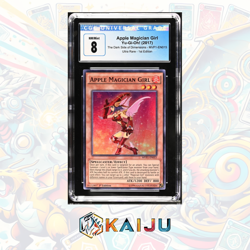 Yu-Gi-Oh! Apple Magician Girl 2017 DSoD Gold Ed MVP1-ENG15 Ultra Rare 1st CGC 8 - Image 1