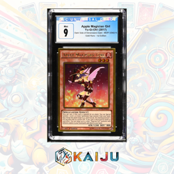 Yu-Gi-Oh! Apple Magician Girl 2017 DSoD Gold Ed MVP1-ENG15 Gold Rare 1st CGC 9 - Image 1