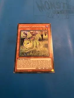 YUGIOH Secret Rare Danger!U JackalopeU Mixed Sets 1st Edition - Image 1
