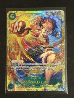 One Piece TCG Monkey.D.Luffy OP13-118 SEC Carrying On His Will ENGLISH NM! - Image 1