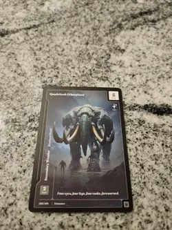 Wonders Of The First - Quadritusk Etherphant 280/401 Secondary Wonder - Image 1