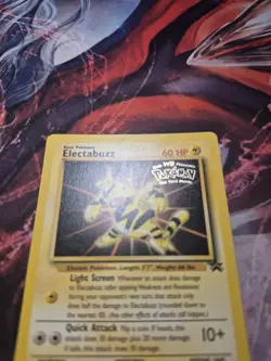 Electabuzz #2 Black Star Promo Pokemon Card WOTC 1999 WB First Movie LP/MP - Image 2