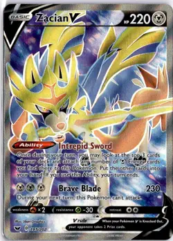 Zacian V - SWSH292 (Sword & Shield Promo Cards) - Near Mint NM - Promo - Image 1
