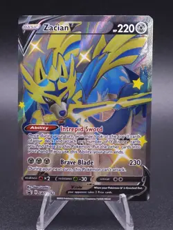 Zacian V (Shiny) SWSH292 SWSH: Sword & Shield Promo Cards Holo *B2 - Image 1