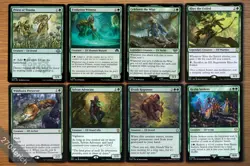 MTG Set of 8 Popular GREEN Elf Cards *NM* Magic Elves Commander Group EDH Deck - Image 1