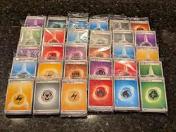 Pokemon TCG Energy Card Packs Lot Of 30 New/Sealed ETB Energy Packs 1300+ Cards - Image 1