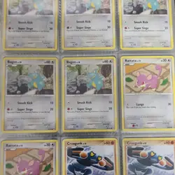 Pokemon TCG 2009 Basic Stage 1 EX Card Lot Bagon Rattata Croagunk Flareon - Image 1