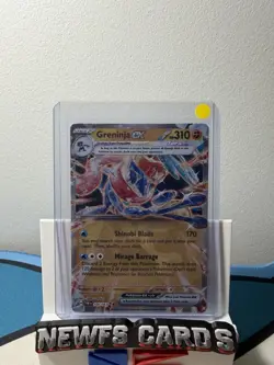 Greninja ex Metal Card | Twilight Masquerade 106/167 | Near Mint | Box Promo - Image 1