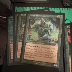 Magic: The Gathering Green Elf Lot - Rampant Growth, Elvish Aberration, Quiet D… - Image 5