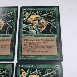 4x Wild Growth - Ice Age - Magic The Gathering (Lightly Played) - Image 4