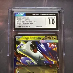 CGC 10 Mega Latias Ex #11 Black Star Promo Pokemon - Image 3