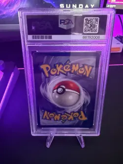 Pokemon Charmander 46/102 Base Set Shadowless Regular PSA 8 1999 English - Image 2