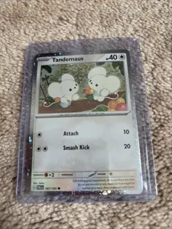 Pokemon TCG Tandemaus 167/193 2023 Paldea Evolved Cosmos Holo - NM / Pack Fresh - Image 1