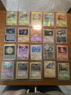 Vintage Pokemon Card Lot, 20 Card Total - Image 1