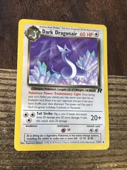 Dark Dragonair 33/82 Team Rocket Regular Wotc 1999 Vintage Pokemon - Image 4