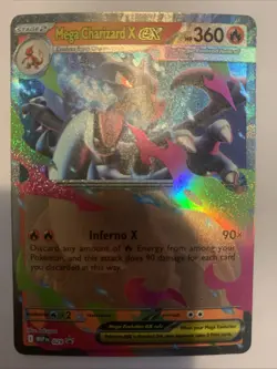 Mega Charizard X EX 029 Holo Pokemon TCG Tin Promo NM/Mint - Image 1