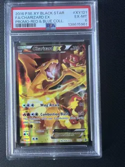 Charizard EX XY121 - Black Star Promo - Pokemon Generations PSA 6 - Image 1