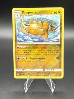 Dragonite 151/236 Rare Unified Minds Pokemon Reverse Holo TCG 2019 - Image 1