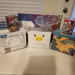 Pokemon TCG Elite Trainer Box & Booster Bundle Lot Celebrations 151 Pikachu - Image 1